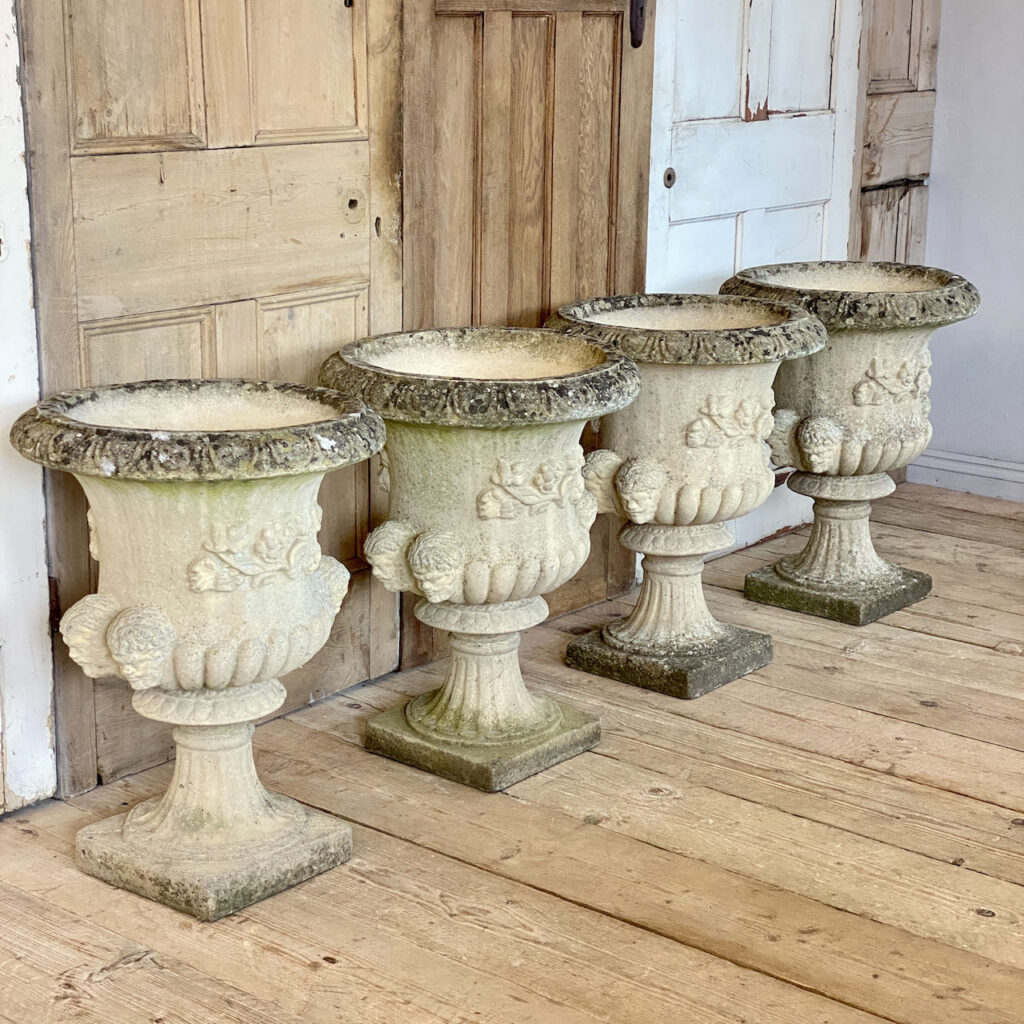 Reclaimed Garden Urns Architectural Salvage Indigo Sprout