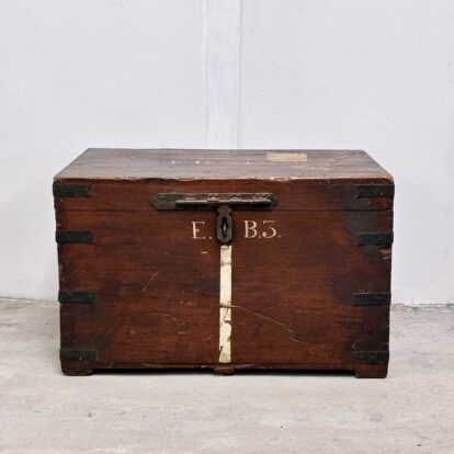 antique shipping chest